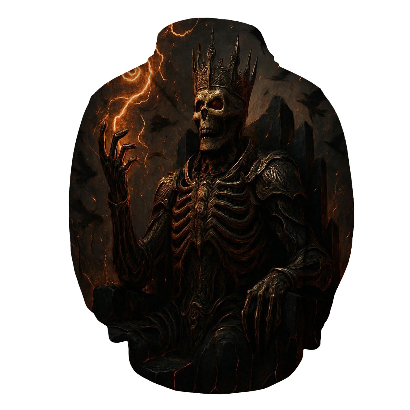 Iron Crown Of The Lava Wraith King embroidered hoodies