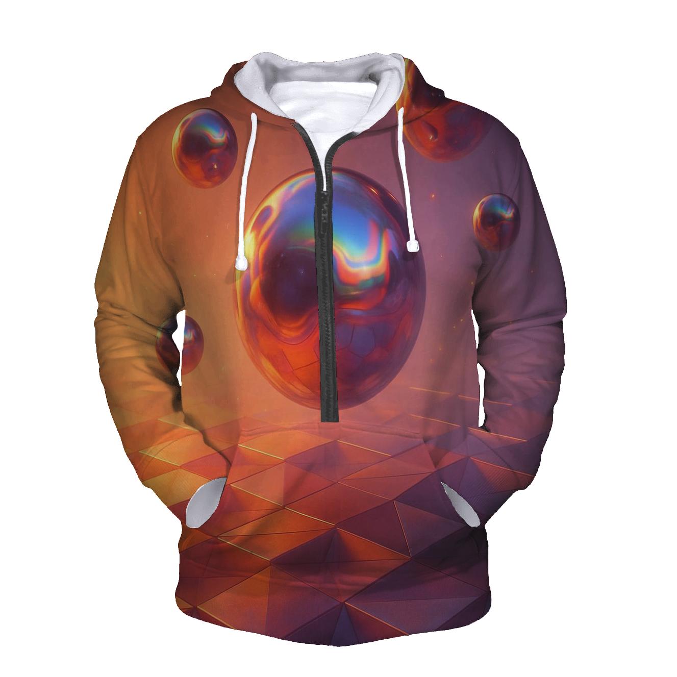 Molten Aurora Chessgarden printed hoodies
