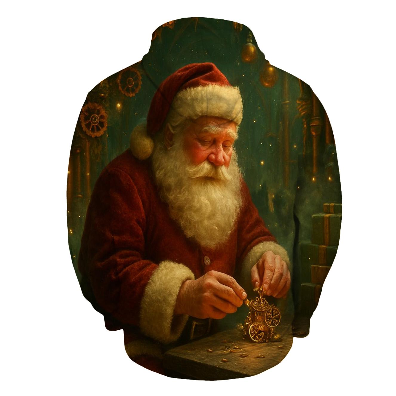 North Pole Clockwork Giftmaker Santa hoodies fashion