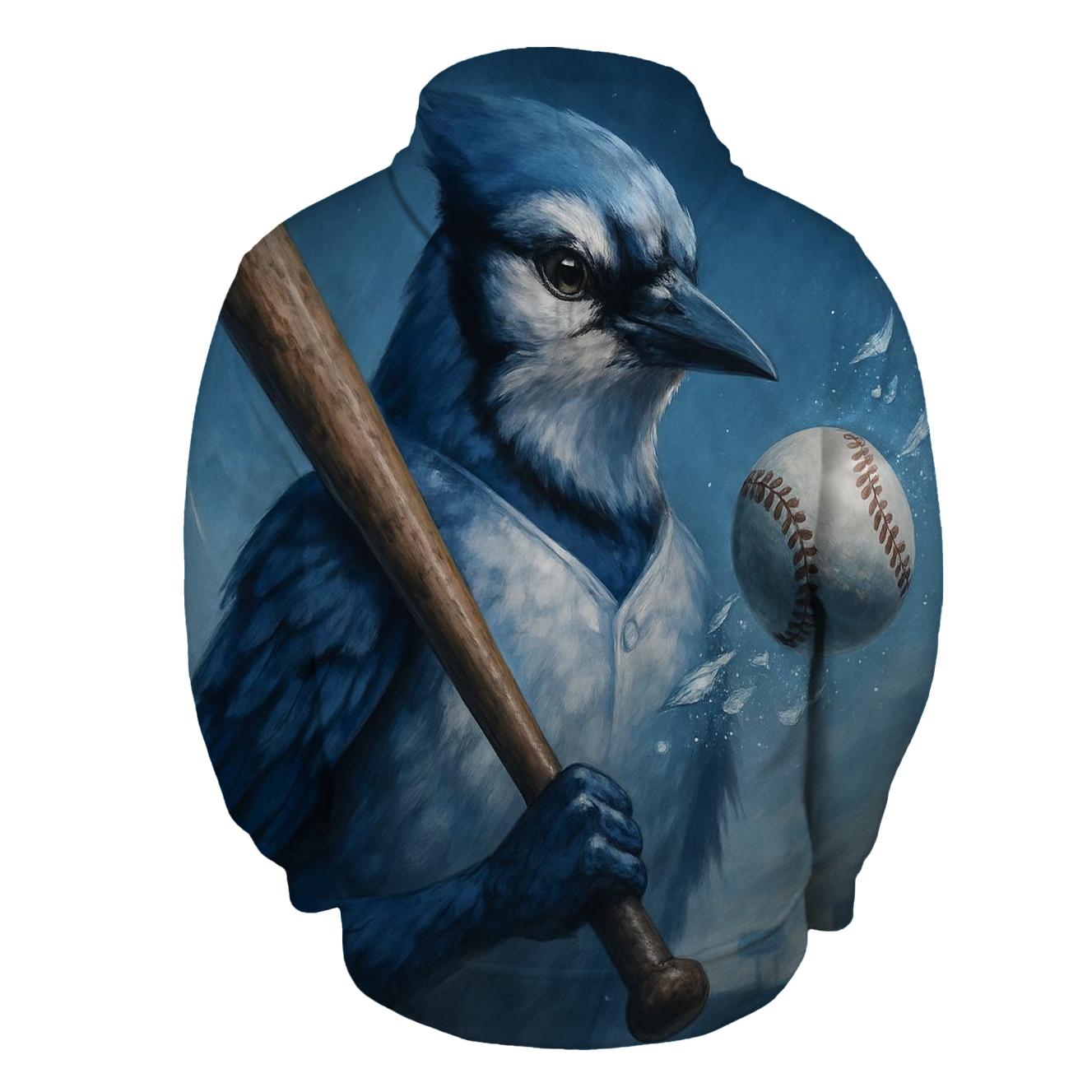 Bat Perch With Blue Jays Frostlight lightweight hoodies