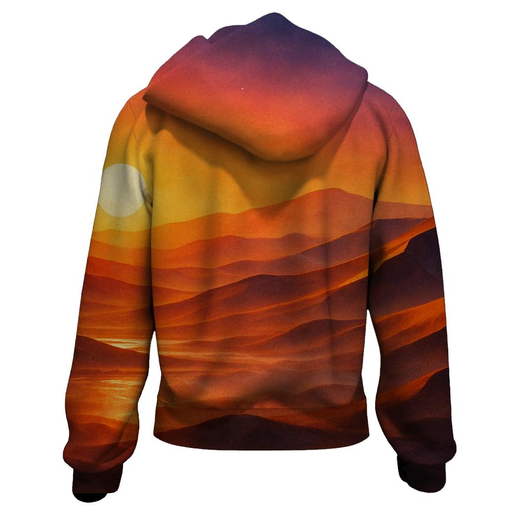 Radiant Dune Mirage Sunset lightweight hoodies