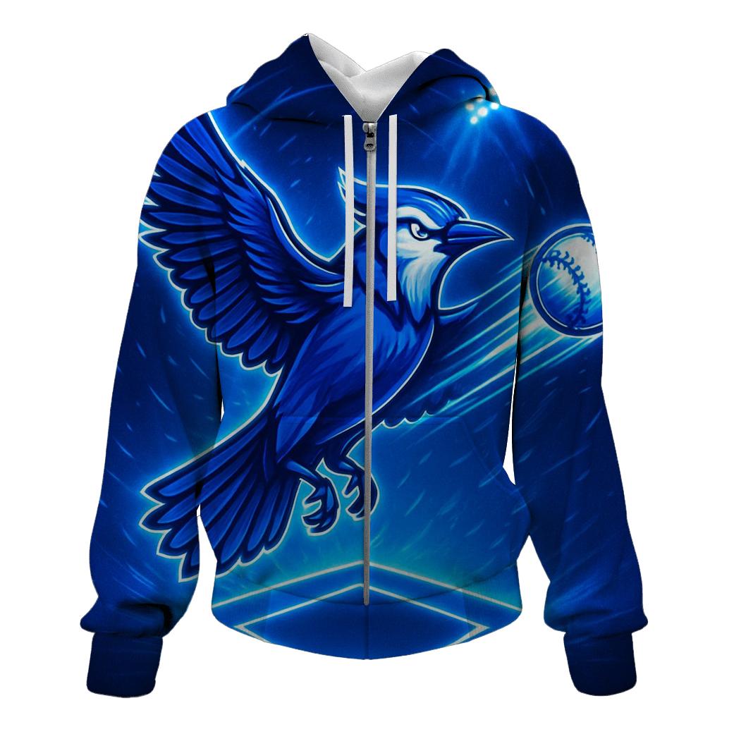 Diamond Comet Blue Jays Surge embroidered hoodies