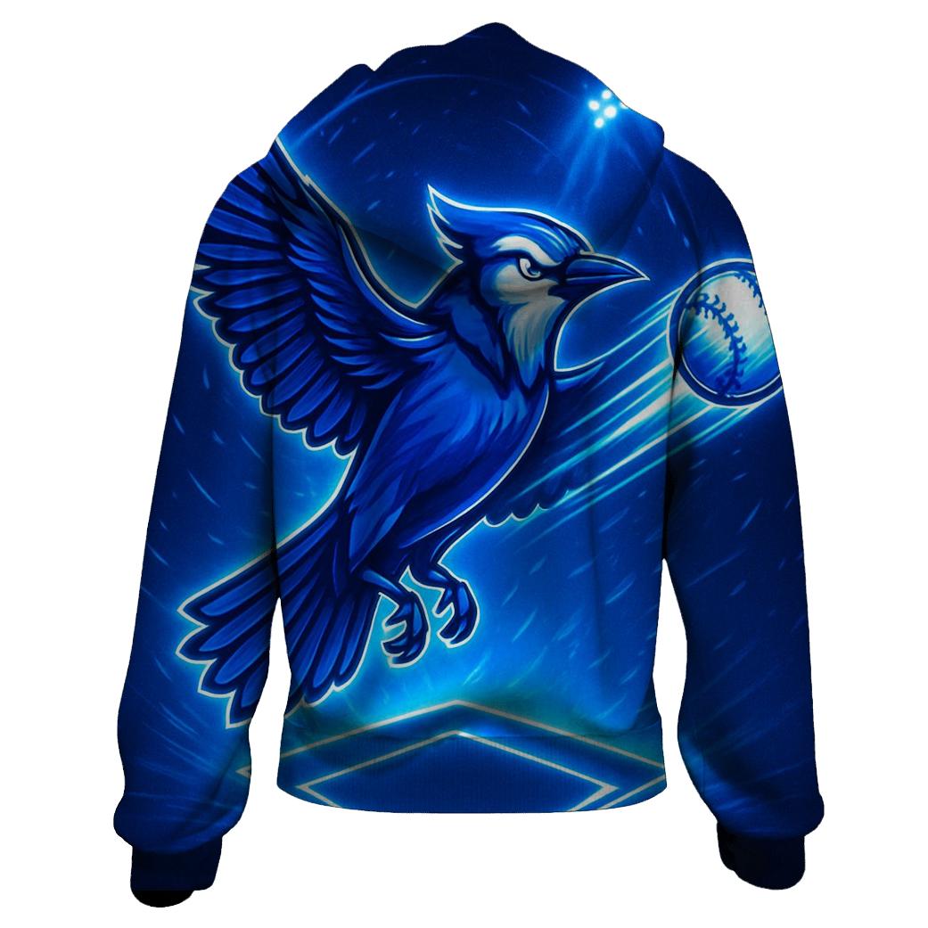 Diamond Comet Blue Jays Surge embroidered hoodies