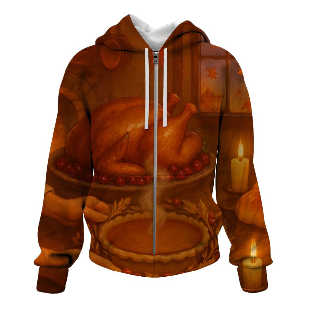 Candlelit Cornucopia Cottage Table hoodie trends