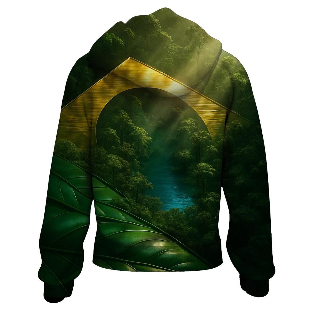 Brazil Aurora Metallic Canopy premium hoodies