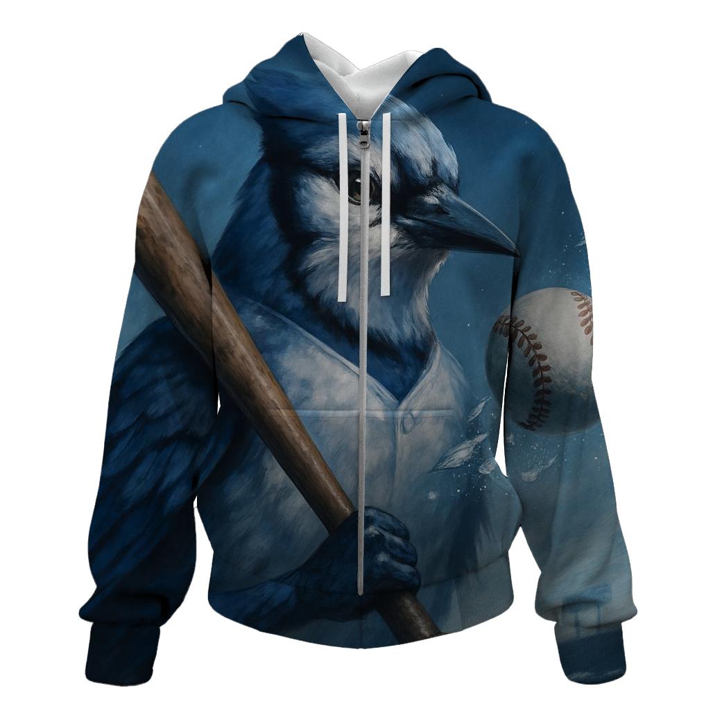 Bat Perch With Blue Jays Frostlight hoodie trends