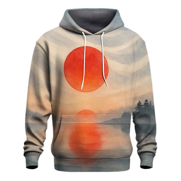 Japan Rising Tide Reflection designer hoodies