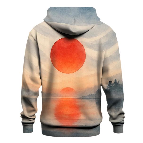 Japan Rising Tide Reflection designer hoodies