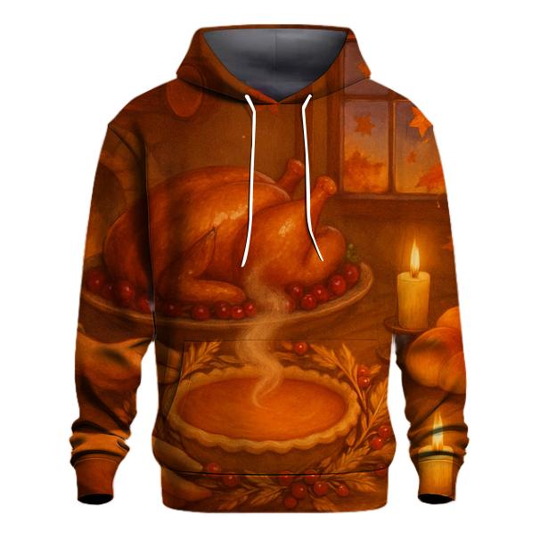 Candlelit Cornucopia Cottage Table designer hoodies