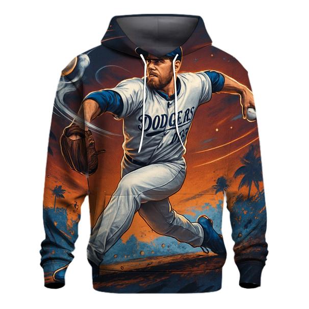 Chrome Pitcher Through Sunset Atmosphere custom hoodies