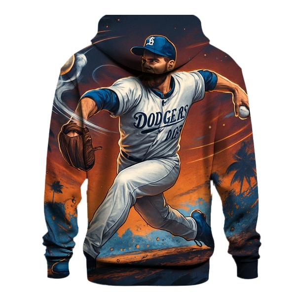 Chrome Pitcher Through Sunset Atmosphere custom hoodies