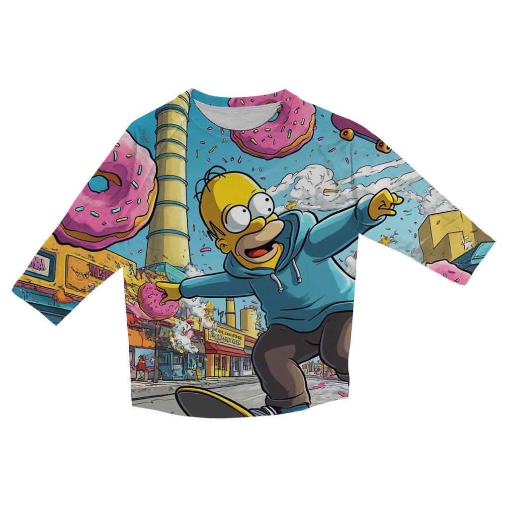 Springfield Saturnalia Street Jam casual three quarter sleeve shirts