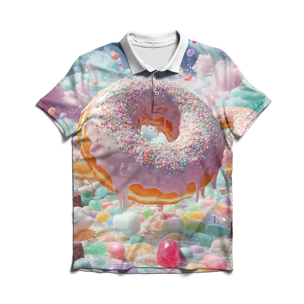 Midnight Donut Meteor Garden custom polo shirts