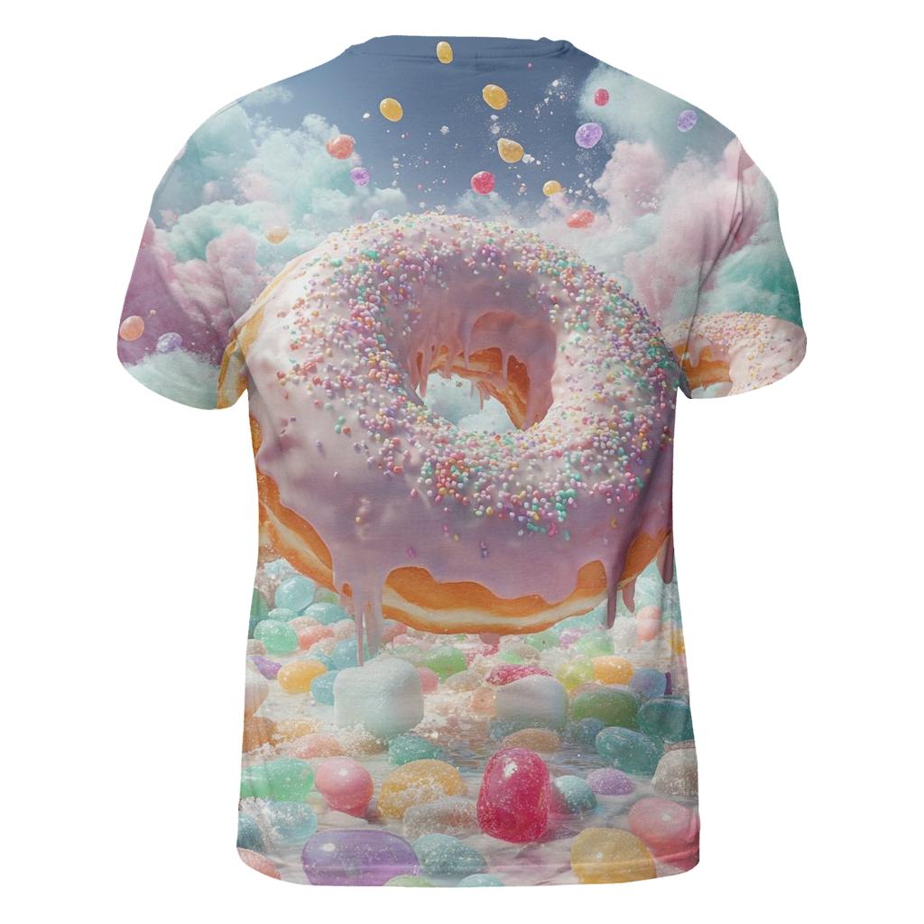 Midnight Donut Meteor Garden vibrant all-over design tees
