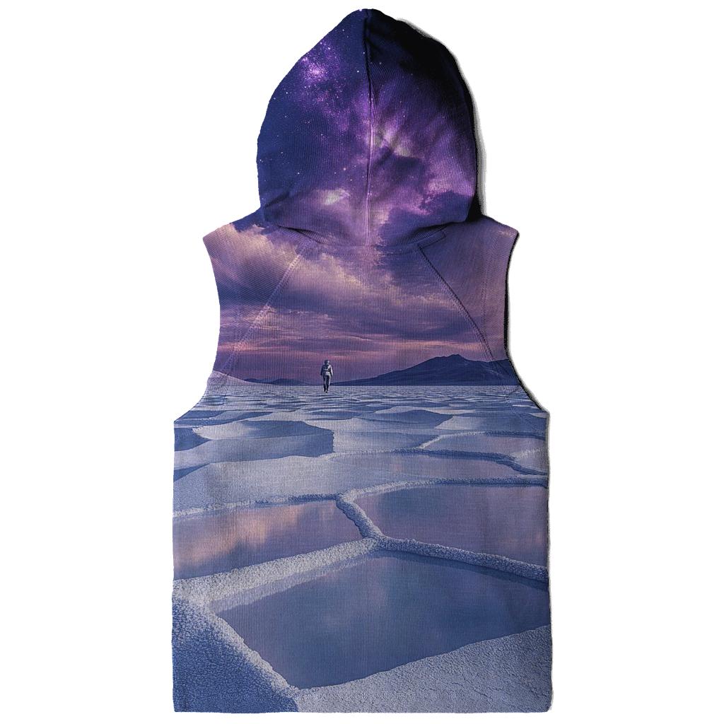 Atacama Salt Flats Under A Violet Nebula heavyweight hoodies