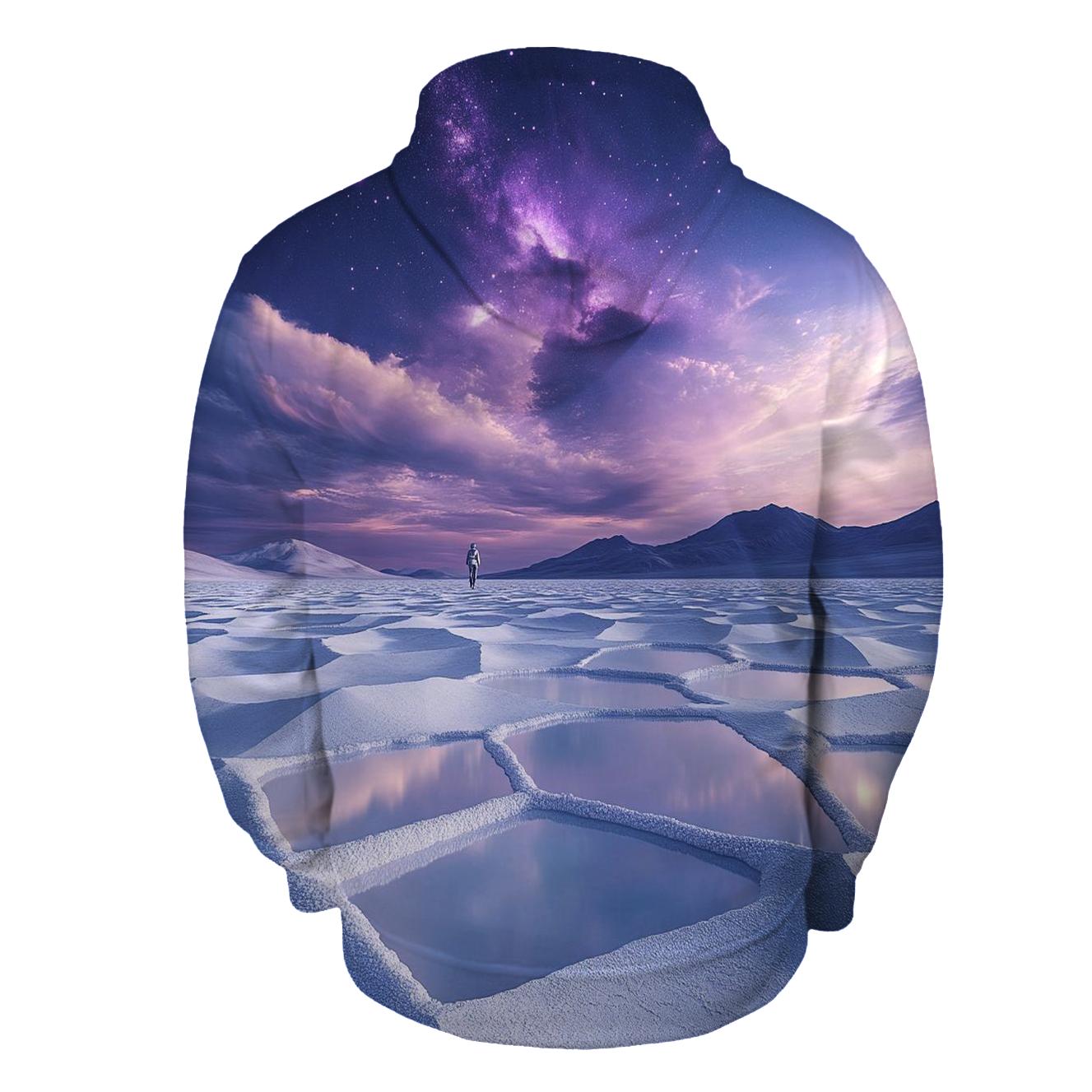 Atacama Salt Flats Under A Violet Nebula hoodie trends