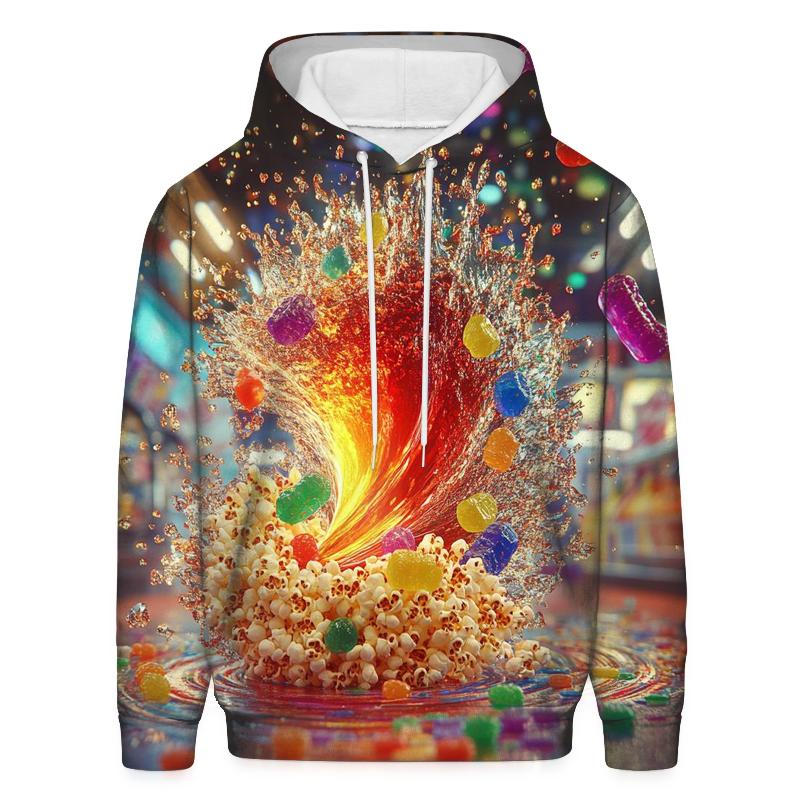 Fizzy Candy Carnival Whirl hoodies fashion