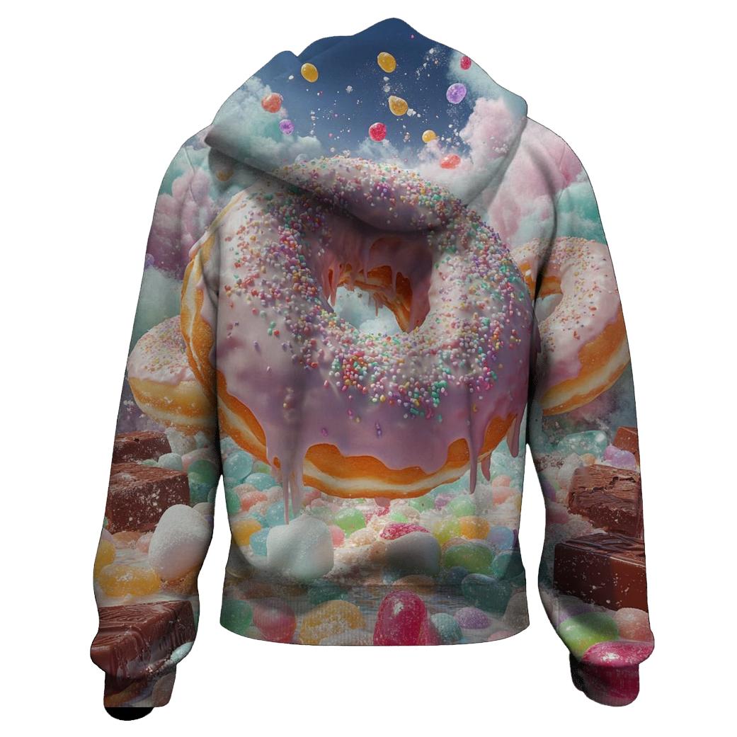 Midnight Donut Meteor Garden zip-up hoodies