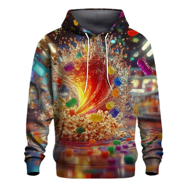 Fizzy Candy Carnival Whirl lightweight hoodies