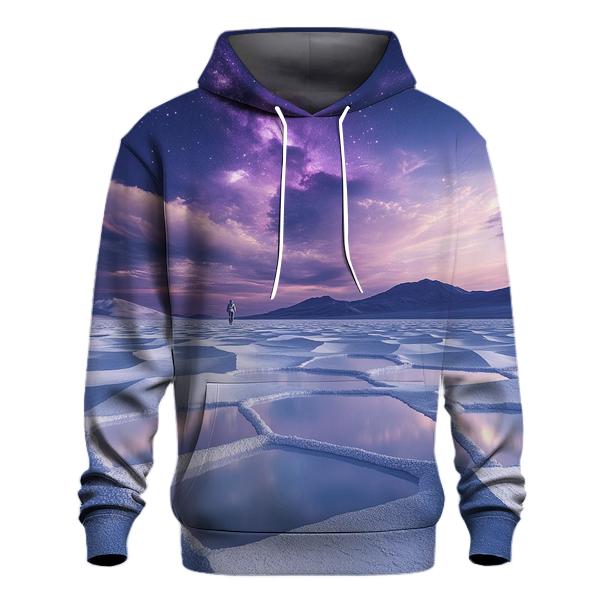Atacama Salt Flats Under A Violet Nebula graphic hoodies