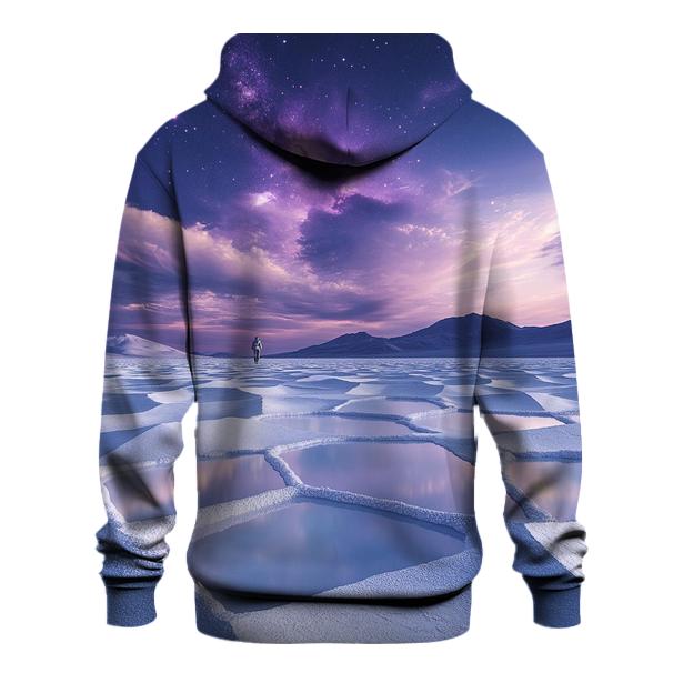 Atacama Salt Flats Under A Violet Nebula graphic hoodies