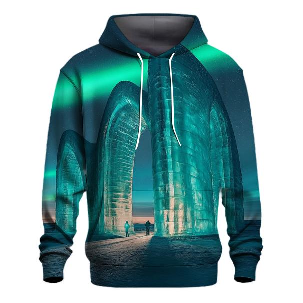 Arctic Ice Cathedral Of Light lightweight hoodies