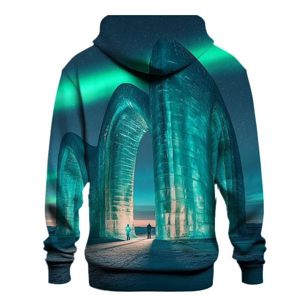 Arctic Ice Cathedral Of Light lightweight hoodies