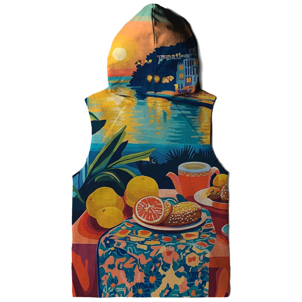 Henri Matisse Inspired Mediterranean Cafe Still Life graphic hoodies