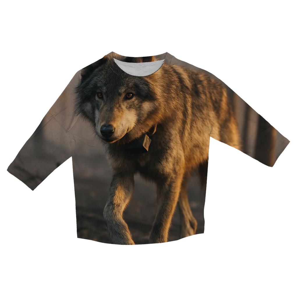 Telemetry Wolf In Boreal Burn Scar stylish quarter sleeve tops