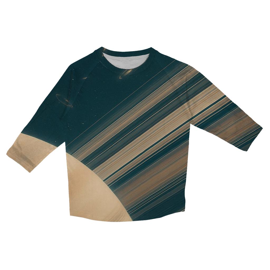 Ring Plane Horizon With Lensing Arclets custom 3/4 sleeve shirts