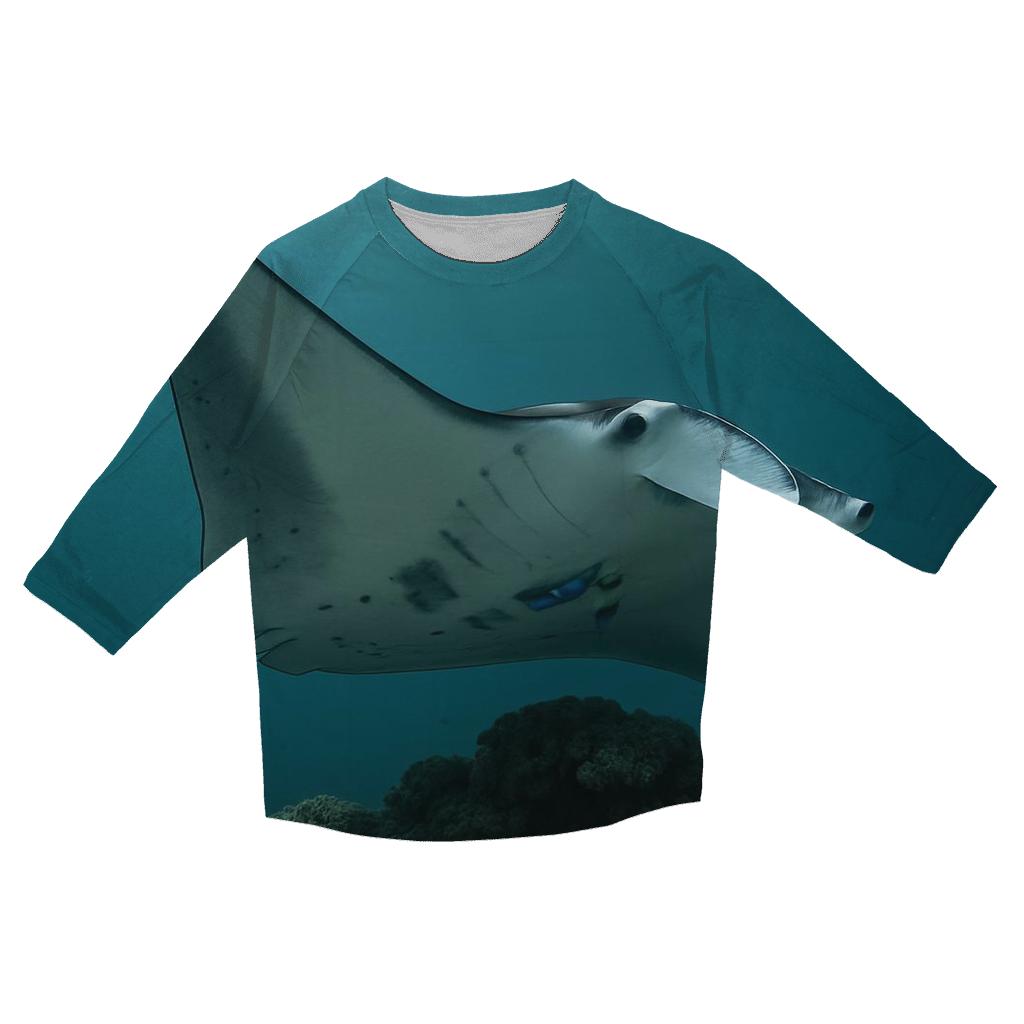 Reef Clinic Manta Ray stylish quarter sleeve tops