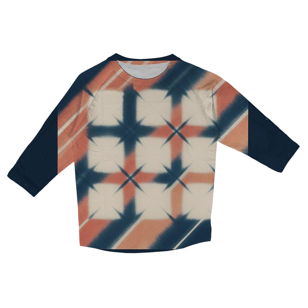 Itajime Eclipse Lattice With Comet Wash custom 3/4 sleeve shirts