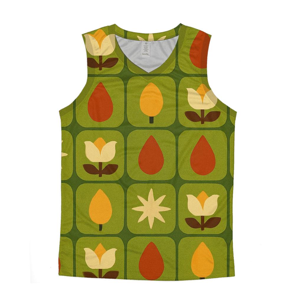 Groovy Kitchen Tile Mosaic sports performance tank tops