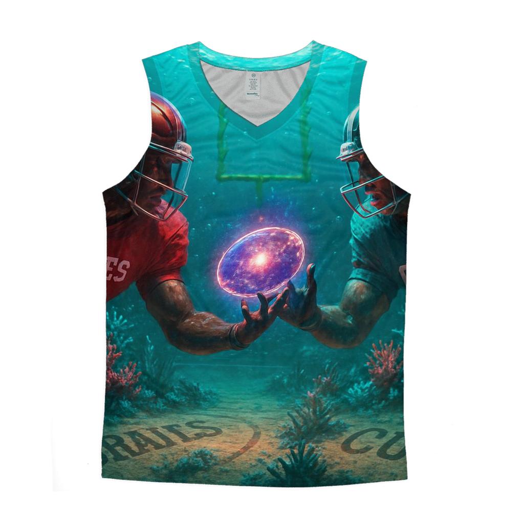 Deep Reef Showdown Braves Versus Cubs trendy fitted tank tops