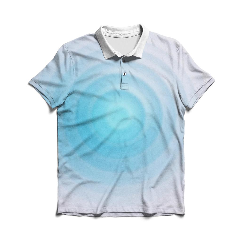 Polar Dawn Ripple Gradient classic pique polos