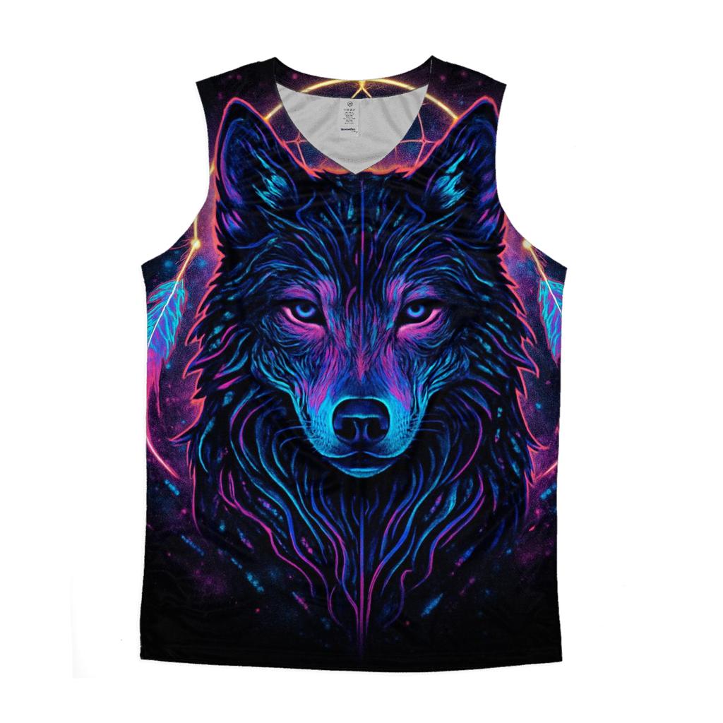 Neon Dreamcatcher Starwolf stylish racerback tanks