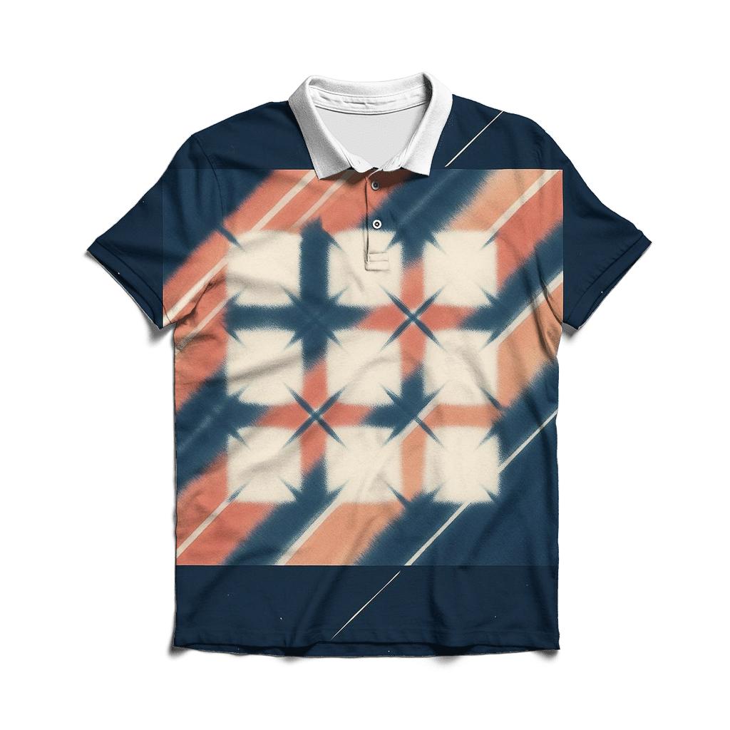 Itajime Eclipse Lattice With Comet Wash premium cotton polo shirts