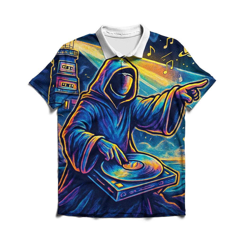 Lighthouse Of Lost Frequencies casual sports polo shirts