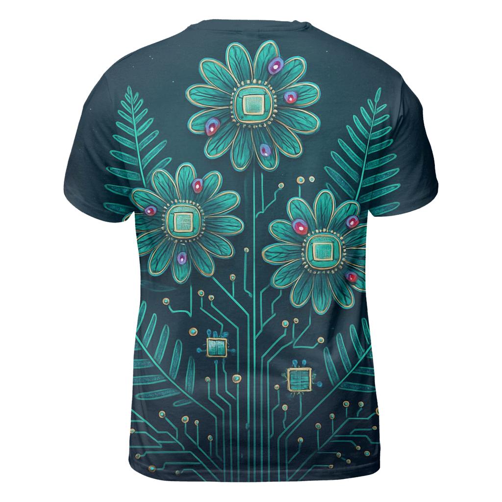 Aurora Circuit Garden trendy printed shirt styles