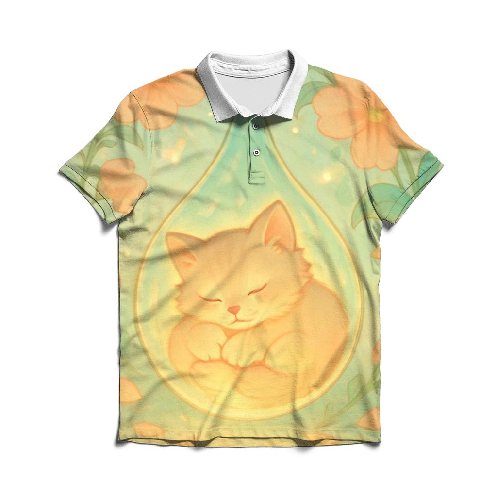 Garden Lantern Cloud Kitten stylish collar polo tees