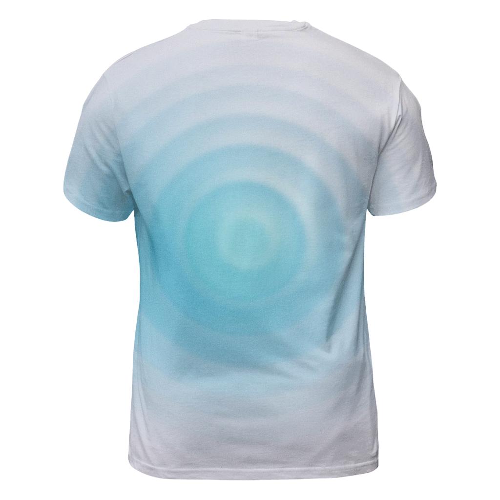 Polar Dawn Ripple Gradient personalized full print shirts