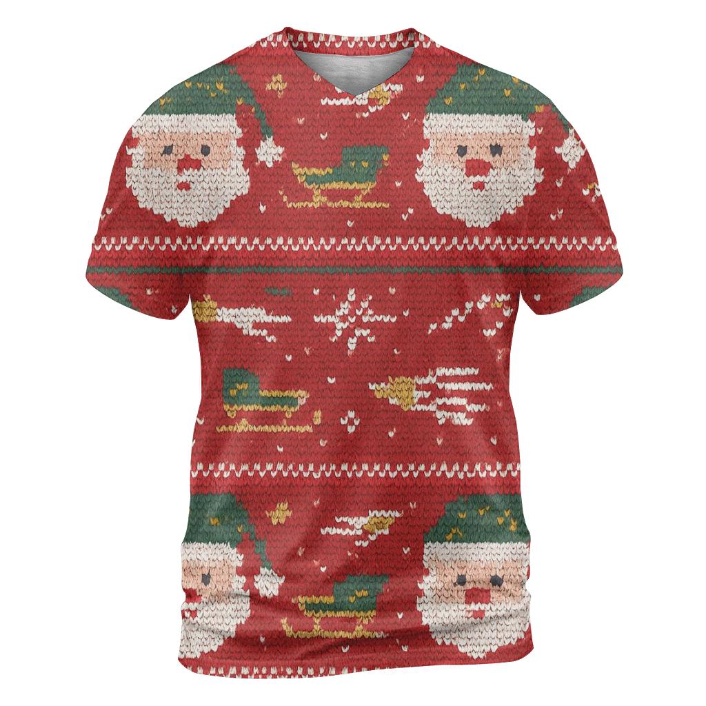 Santa Space Sweater Band Design statement graphic shirts