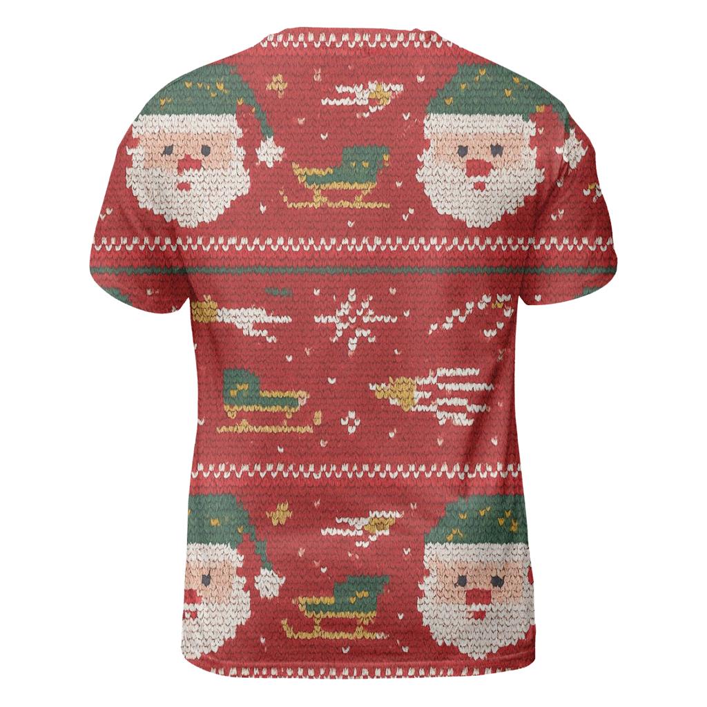 Santa Space Sweater Band Design statement graphic shirts