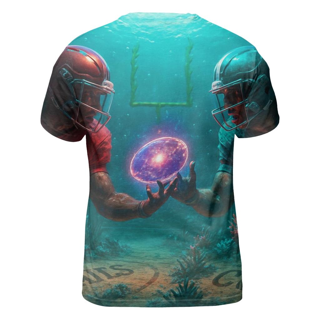 Deep Reef Showdown Braves Versus Cubs unique graphic print tees