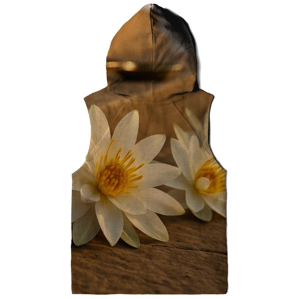 Ganges Water Lily Offerings Drying On A Stone Ghat graphic hoodies