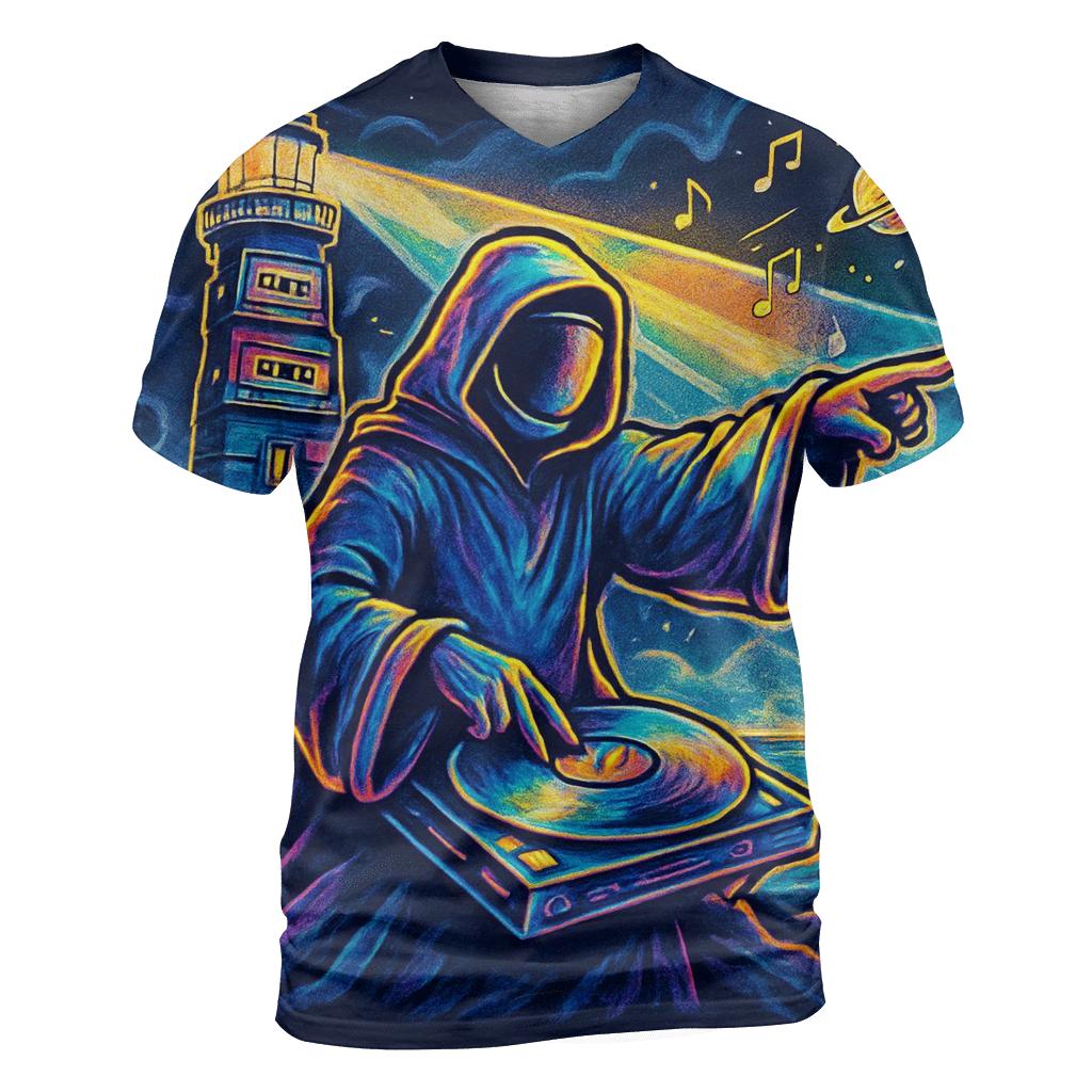 Lighthouse Of Lost Frequencies creative print fashion shirts