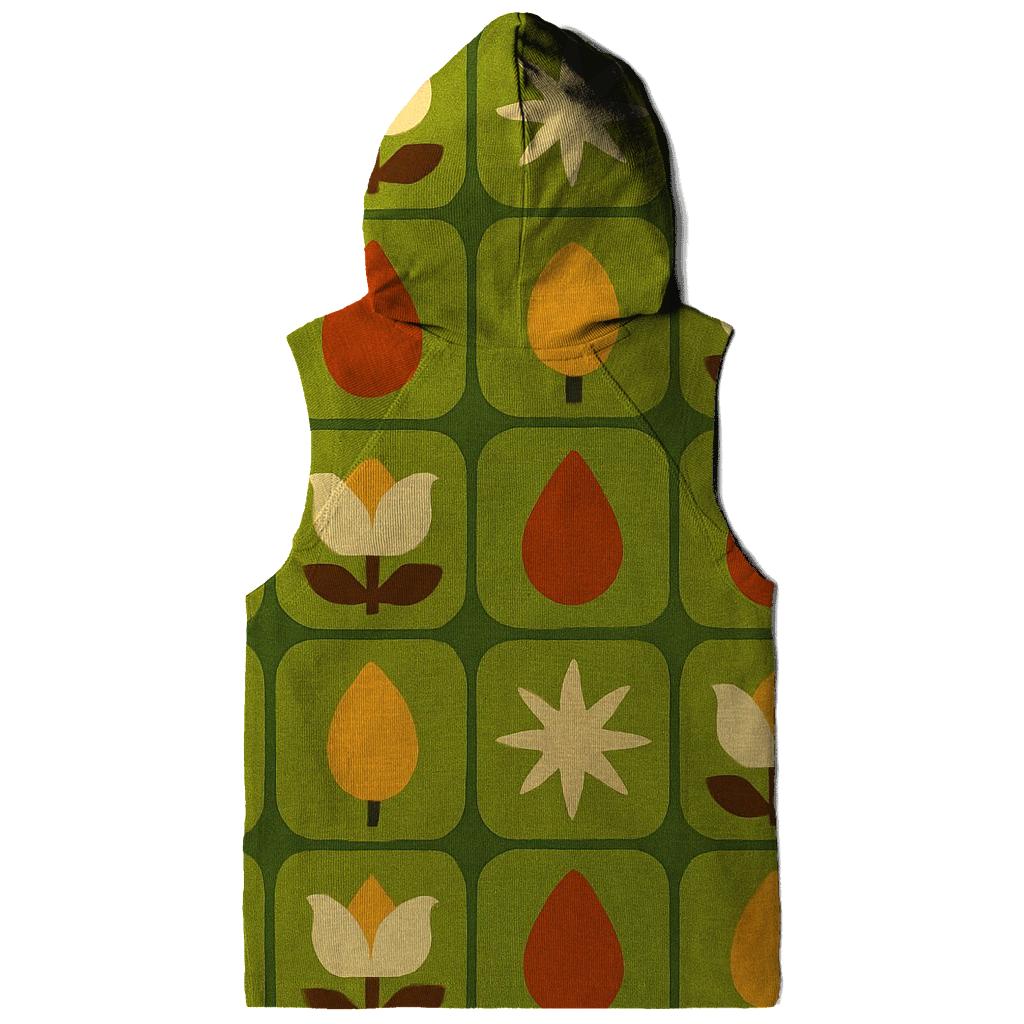 Groovy Kitchen Tile Mosaic zip-up hoodies