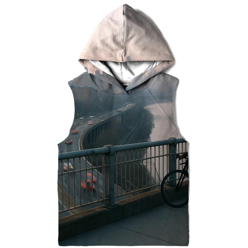 Harlem River Viaduct Morning Haze Over Upper Manhattan custom hoodies