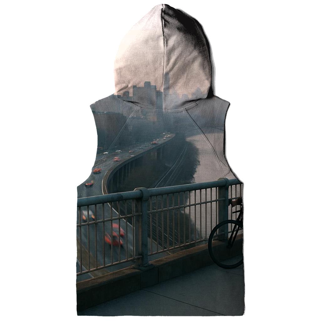 Harlem River Viaduct Morning Haze Over Upper Manhattan custom hoodies