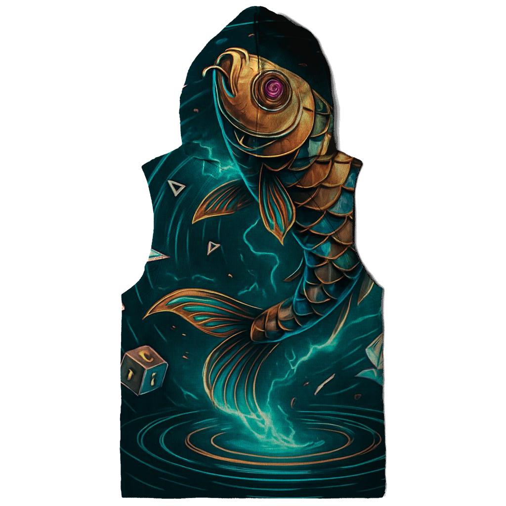 Clockwork Koi Cyclone premium hoodies